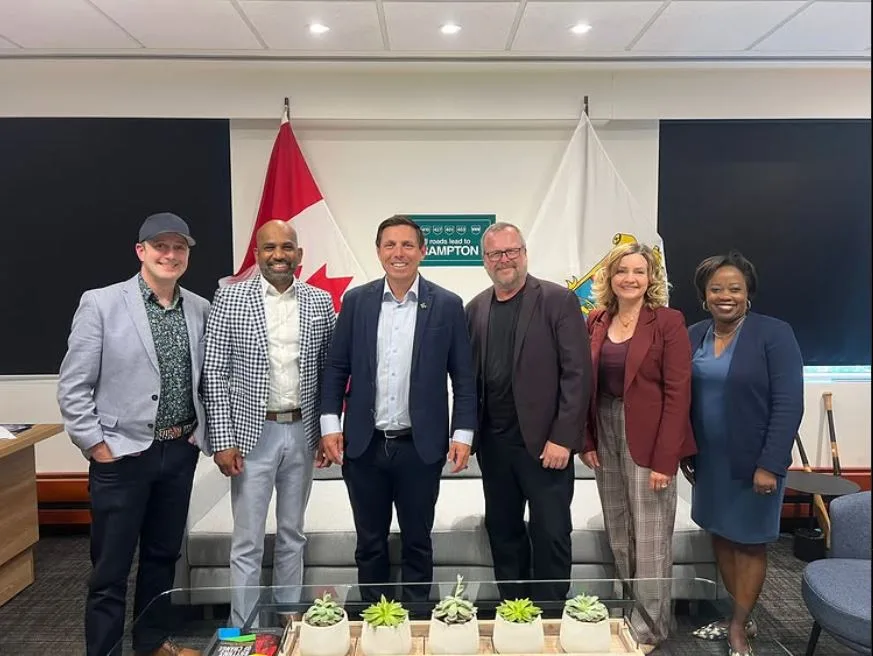 Meeting with Brampton Mayor Patrick Brown