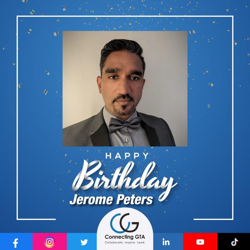 Happy Birthday Jerome Peters