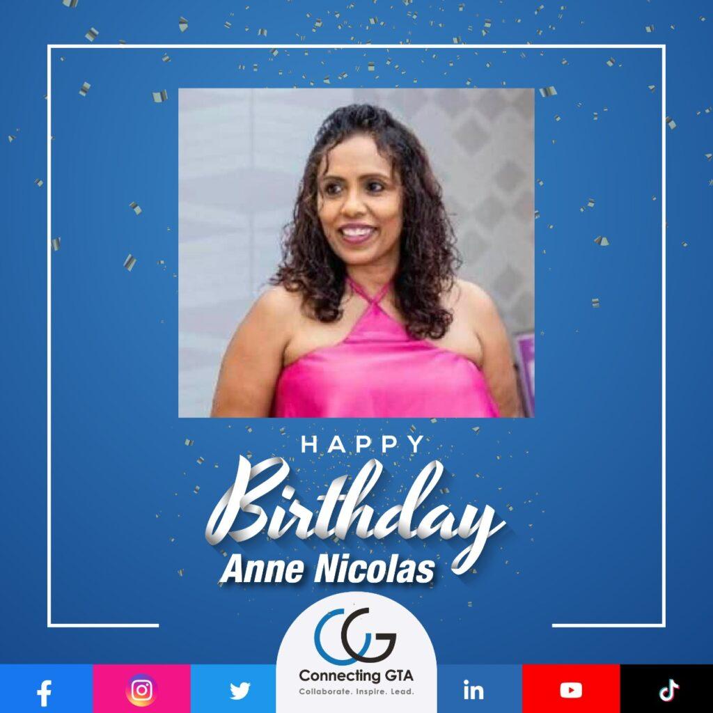 Happy Birthday Anne Nicolas!