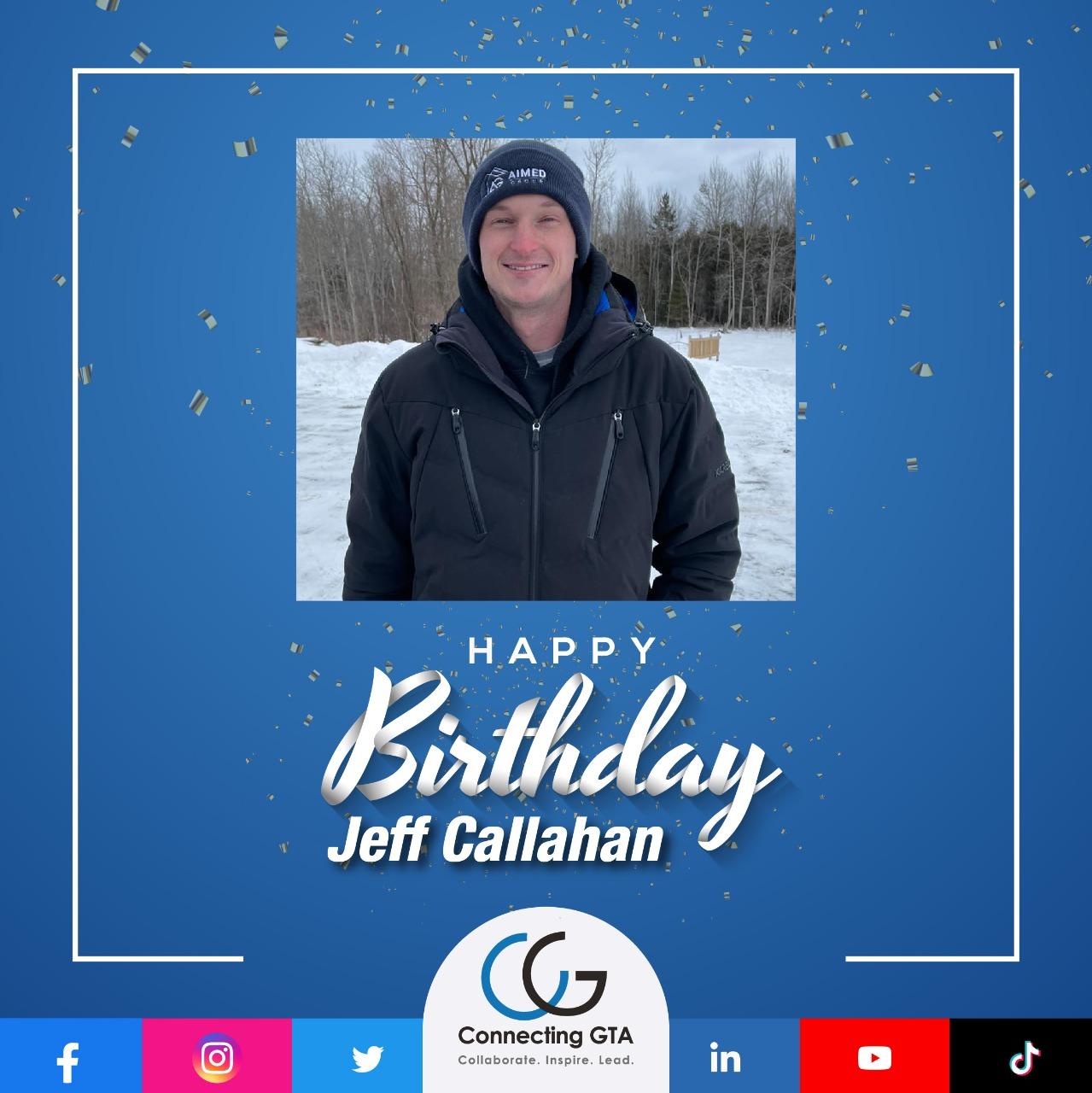 Happy Birthday Jeff Callahan! 
